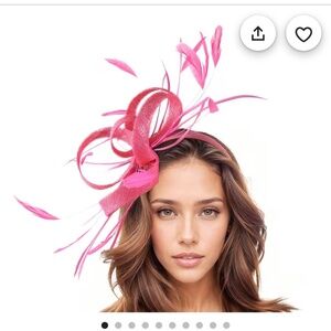 Pink Derby Fascinator